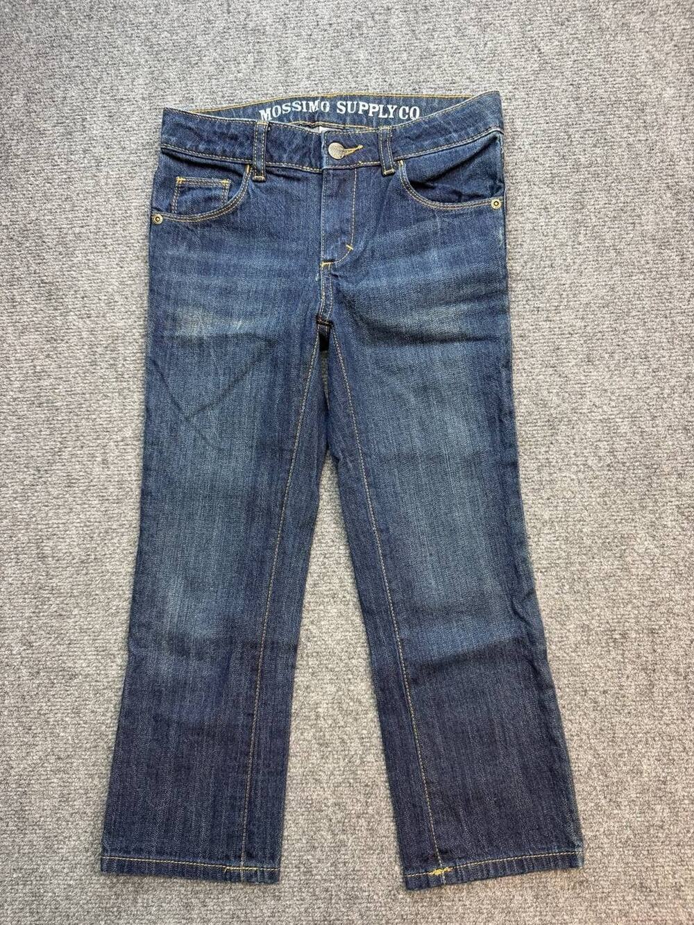 Mossimo Supply Co Girls Size 10 Dark Wash Denim Capri Cropped Jeans